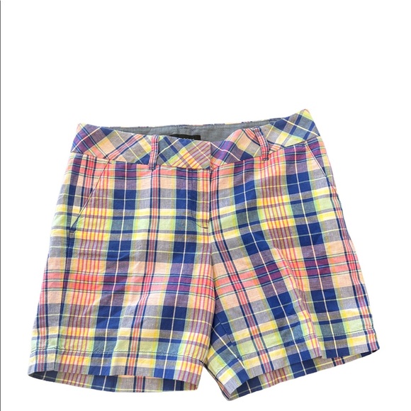 Talbots women's multicolor plaid shorts size 10 - NICE - Picture 1 of 10